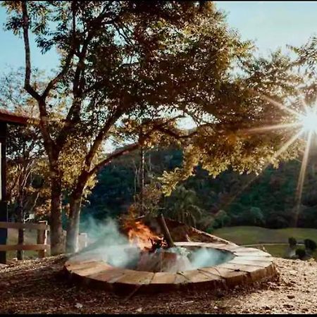 Cabana Sassafras Com Hidromassagem Alfredo Wagner Esterno foto