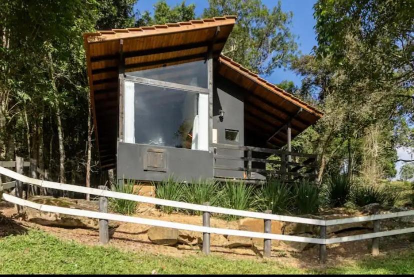 Cabana Sassafras Com Hidromassagem Alfredo Wagner Esterno foto