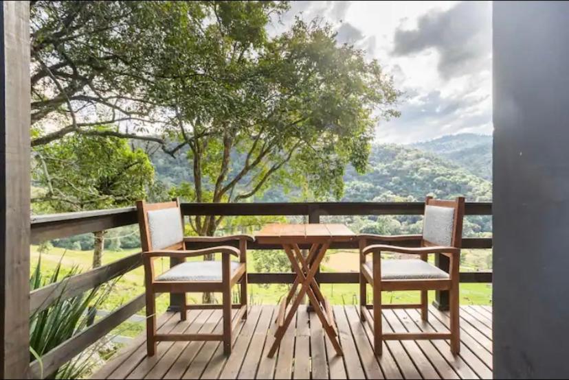 Cabana Sassafras Com Hidromassagem Alfredo Wagner Esterno foto