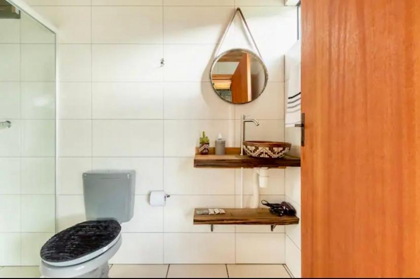 Cabana Sassafras Com Hidromassagem Alfredo Wagner Esterno foto
