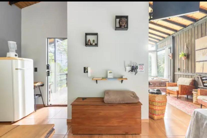 Cabana Sassafras Com Hidromassagem Alfredo Wagner Esterno foto