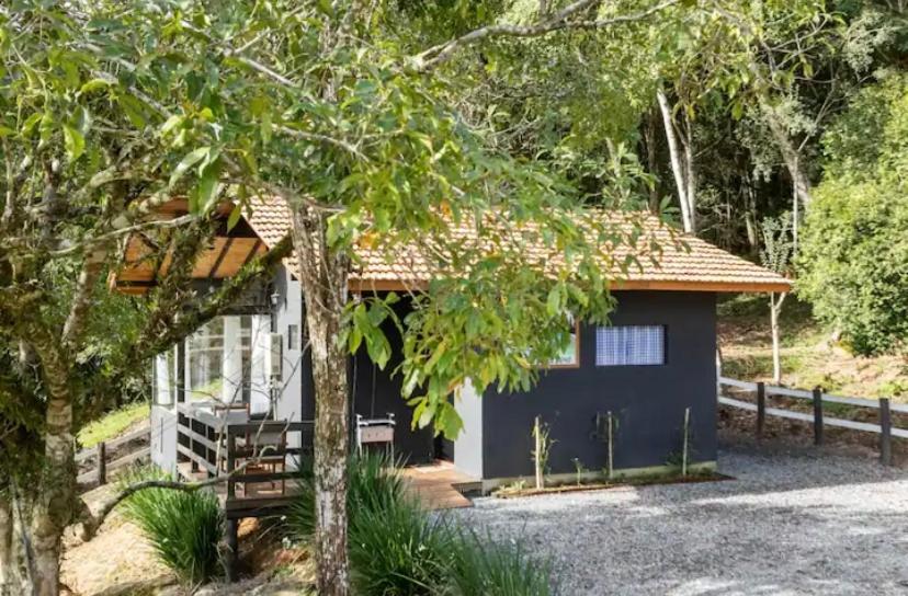 Cabana Sassafras Com Hidromassagem Alfredo Wagner Esterno foto